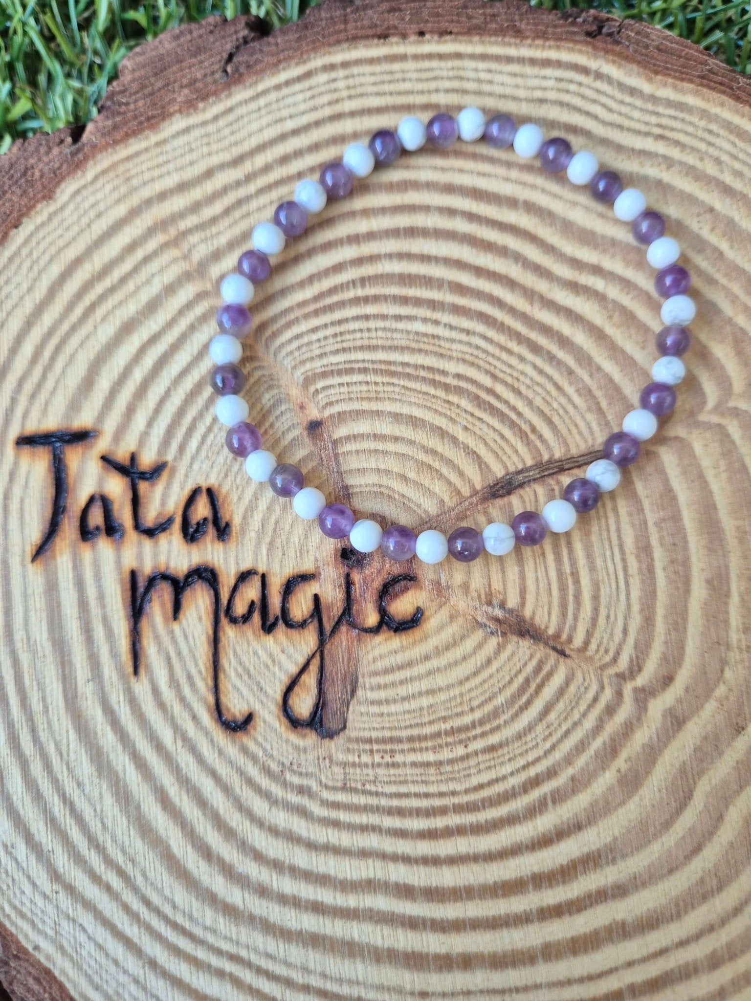 Pulsera insomnio 4 mm JoyeriamineralespulserasTienda esotérica Málaga - La Tienda de Tata Magic: tienda Esotérica en Málaga